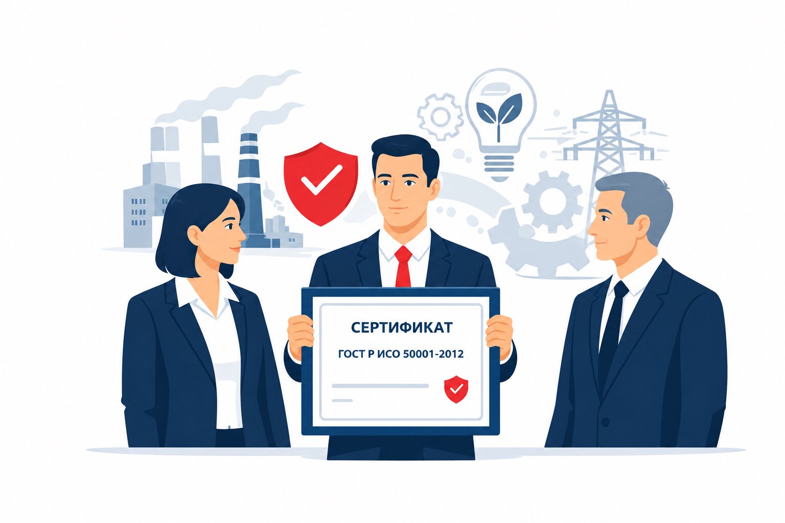 Оформление сертификата ГОСТ Р ИСО 50001-2012 в Курганинске и по всему Курганинскому району Краснодарского края