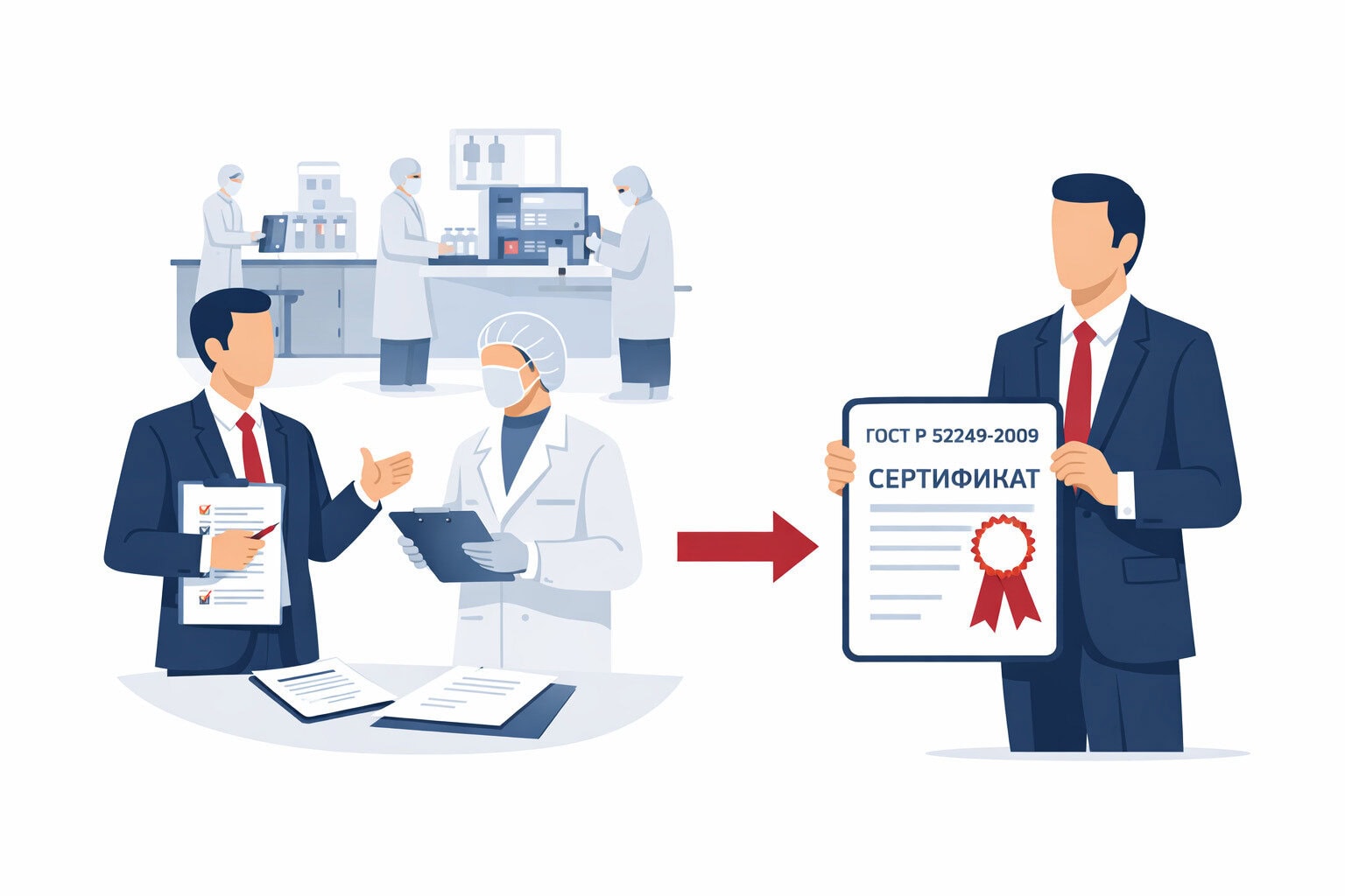 Процедура сертификации ГОСТ Р 52249-2009 в Курганинске